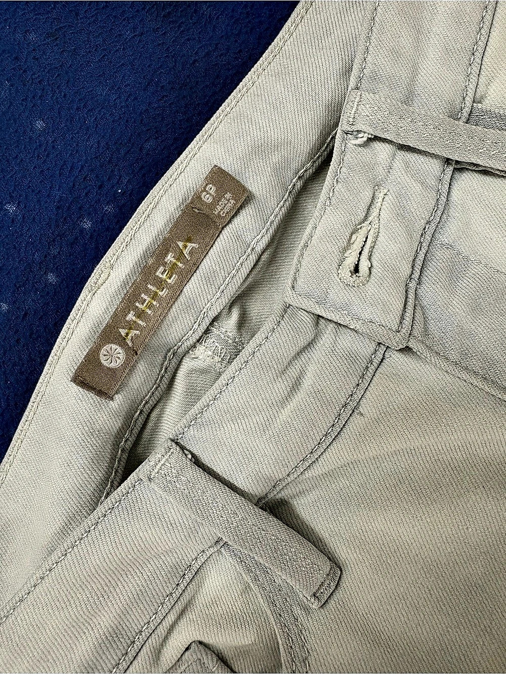 Athleta Straight Leg Jeans in White